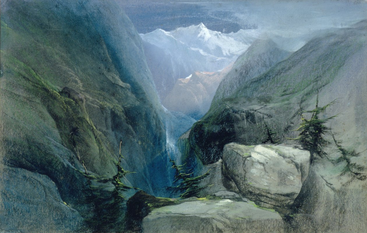 Paysage de montagne - Henry Bright