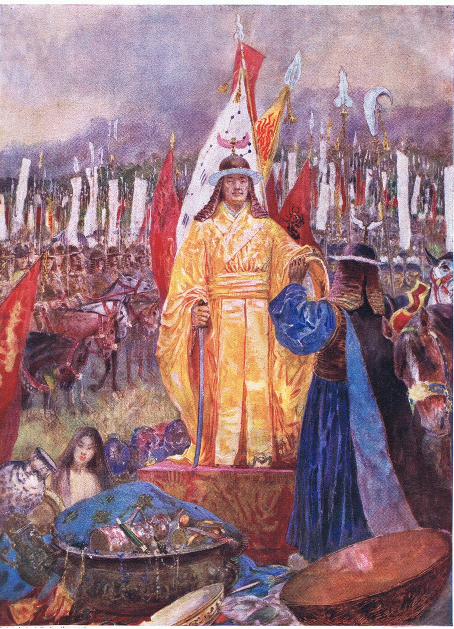 Le Grand Maréchal proclamé empereur sur le champ de bataille 824 apr. J.-C. - Henry Charles Seppings Wright