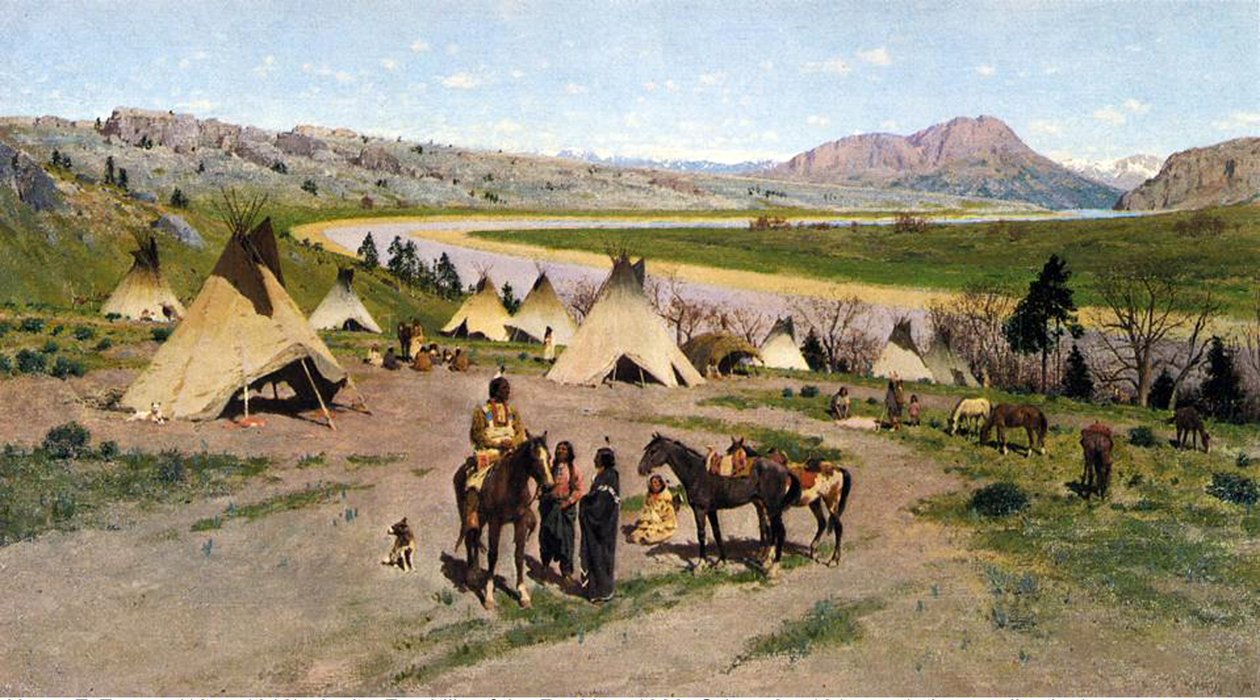 Dans les contreforts des Rocheuses, 1898 - Henry Francois Farny