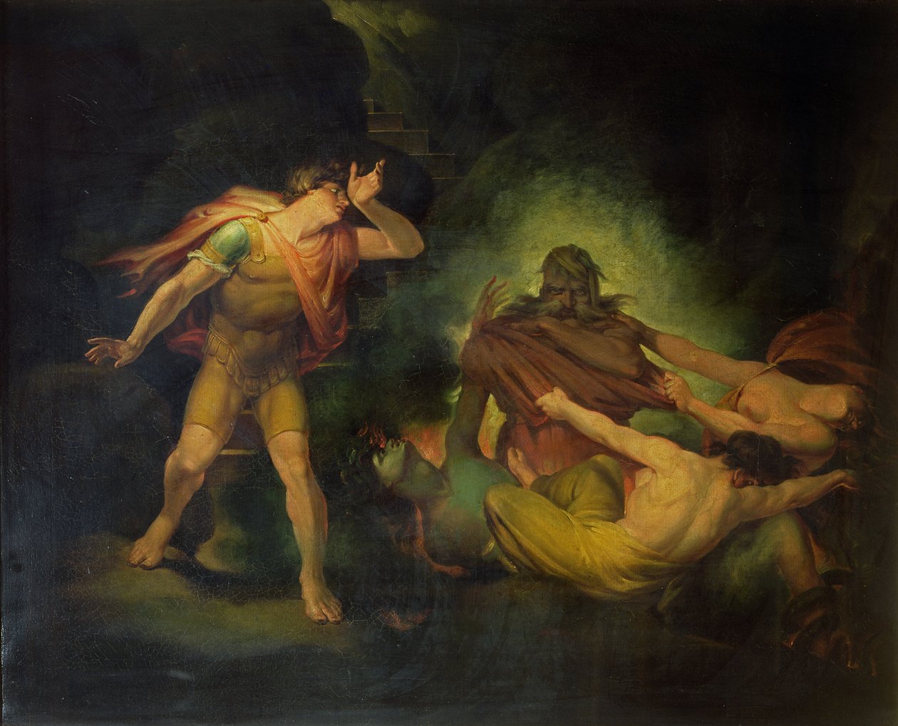 Le Roi du Feu apparaît au Comte Albert, c.1801-10 - Johann Heinrich Füssli