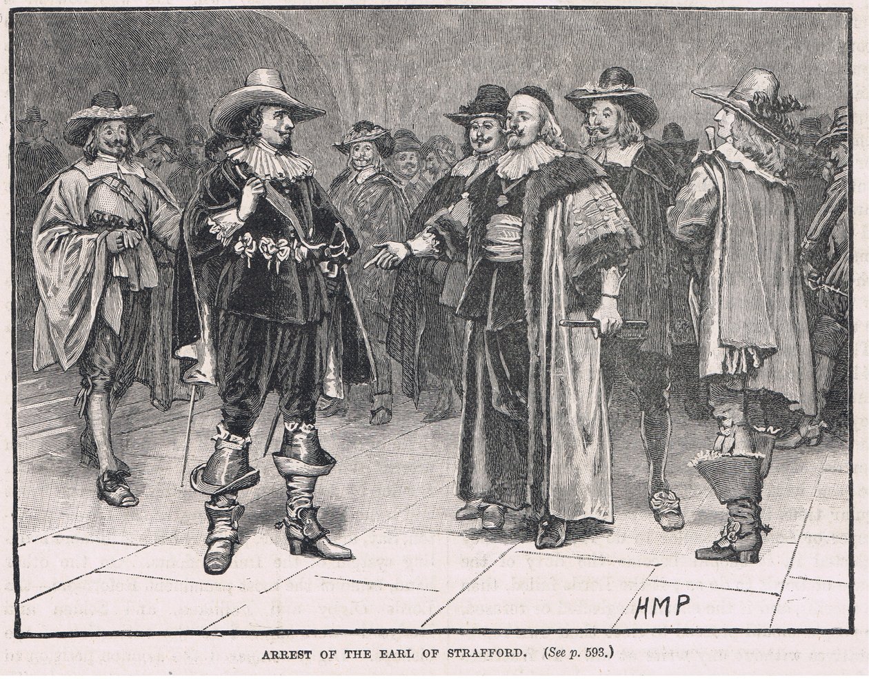 Arrestation du comte de Strafford 1640 - Henry Marriott Paget
