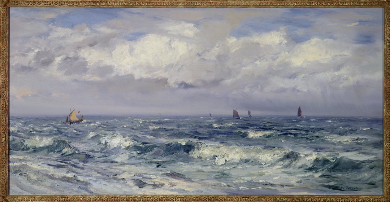 Temps orageux, côte sud - Henry Moore