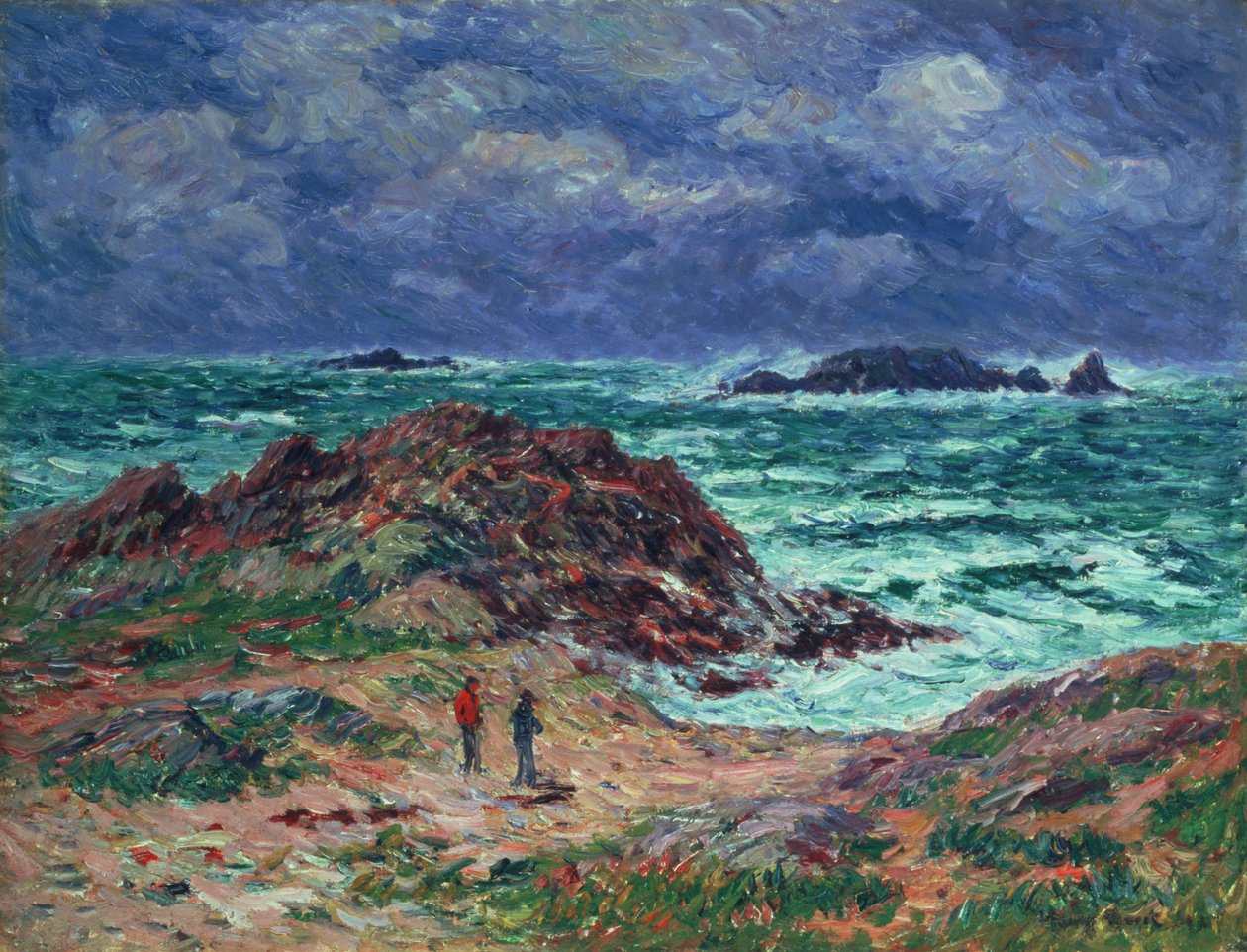 Une rafale, Finistère, 1911 - Henry Moret