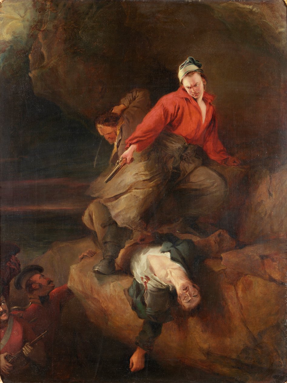 Contrebandiers attaqués, 1827 - Henry Perlee Parker