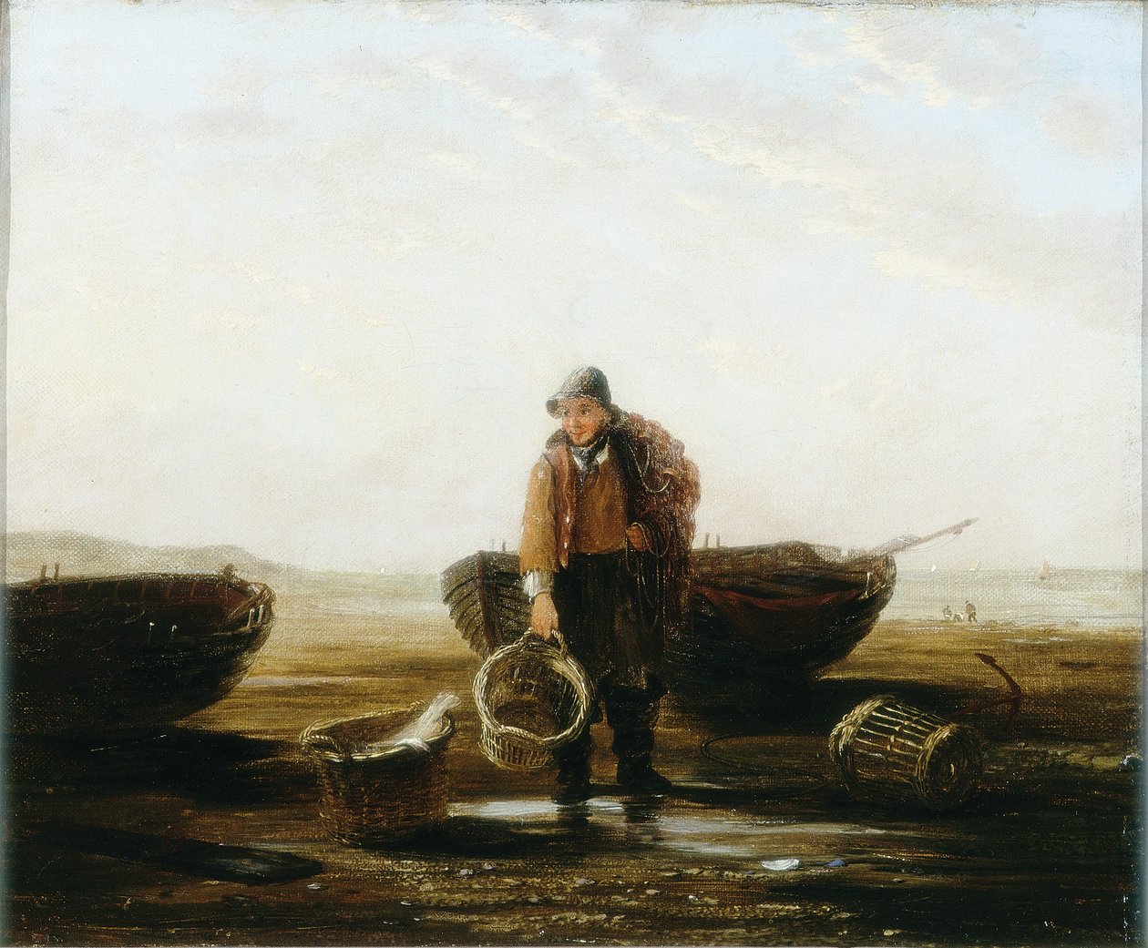Le pêcheur - Henry Perlee Parker