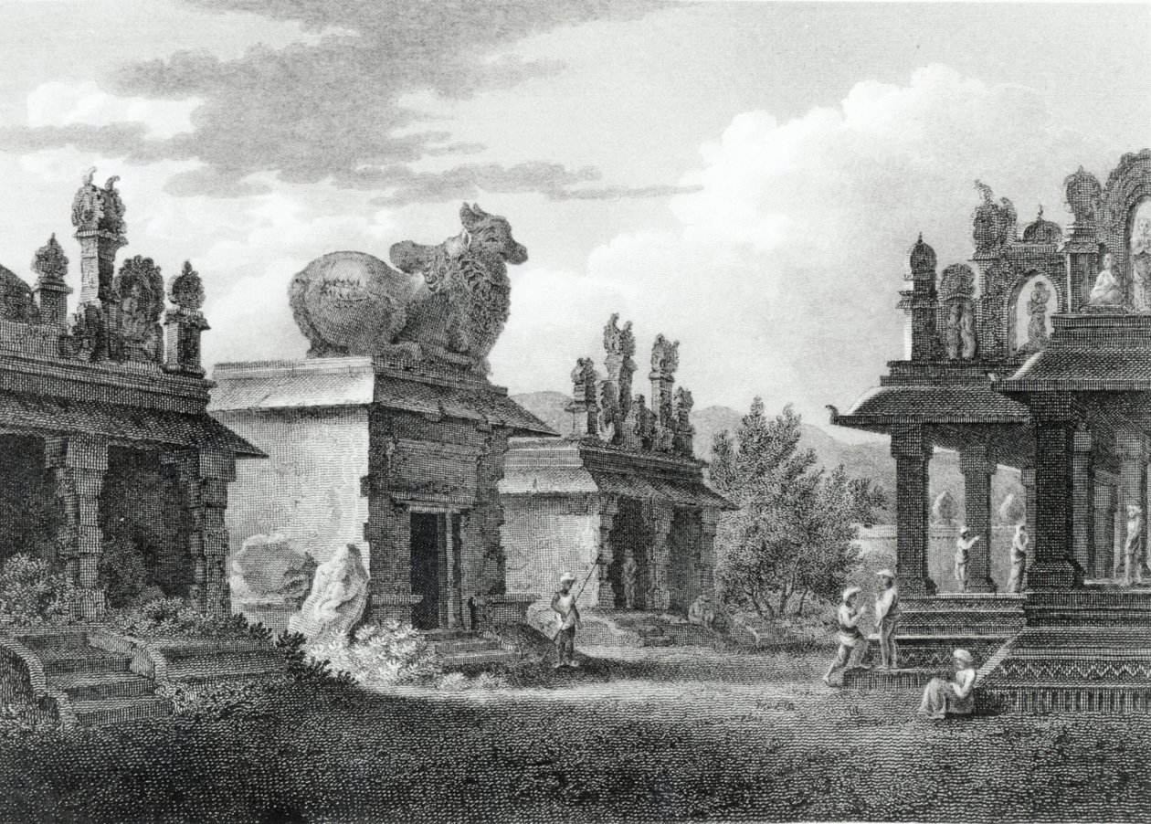 Pagodes à Calicut, gravé par W. Angus - Henry Salt