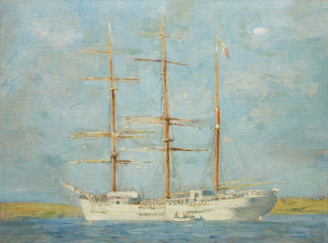 Barque blanche - Henry Scott Tuke