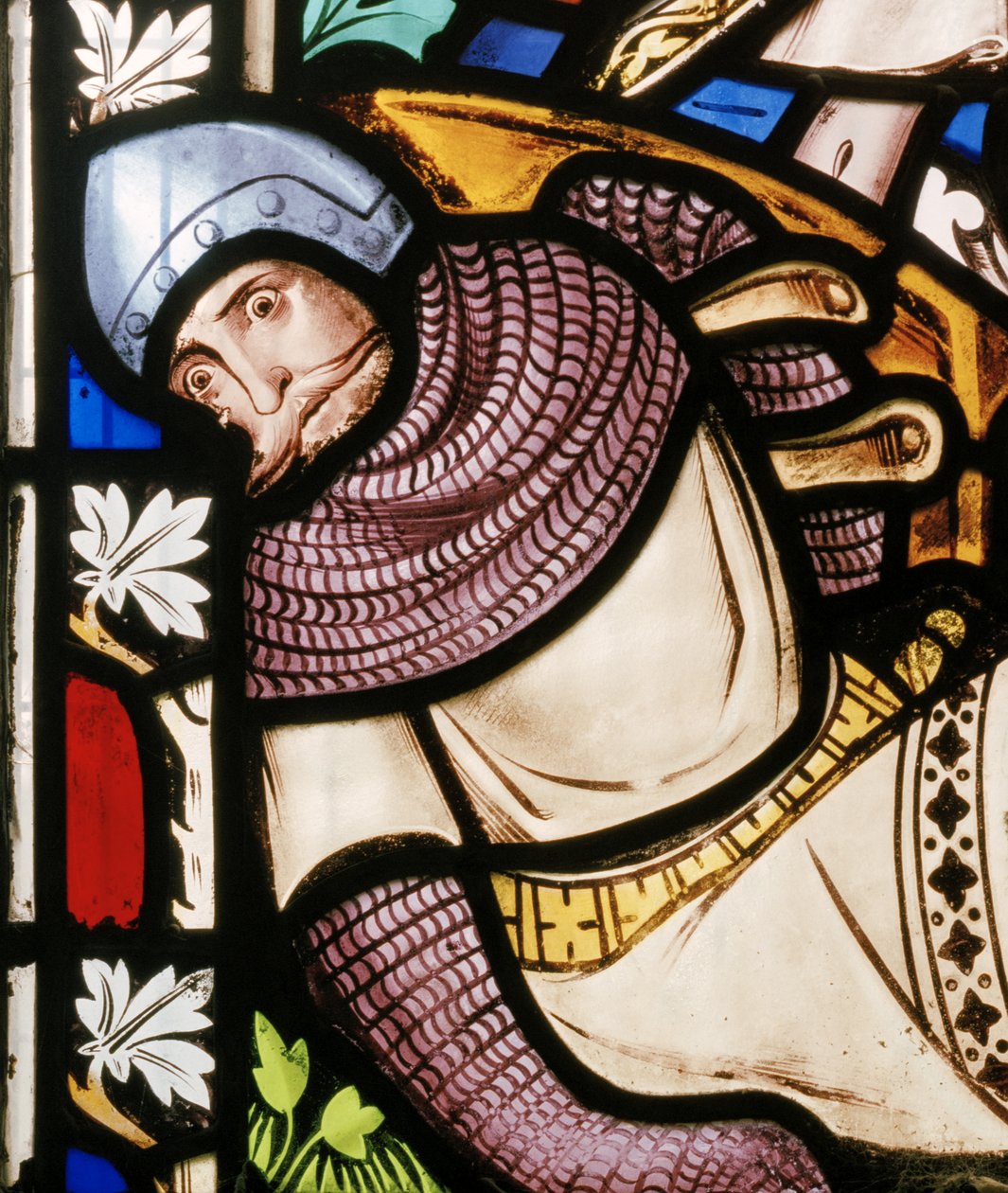 Moreton In Marsh, Saint David, détail de la fenêtre Est, Lavers & Barraud, Henry Stacy Marks, La Résurrection, 1858 - Henry Stacey Marks