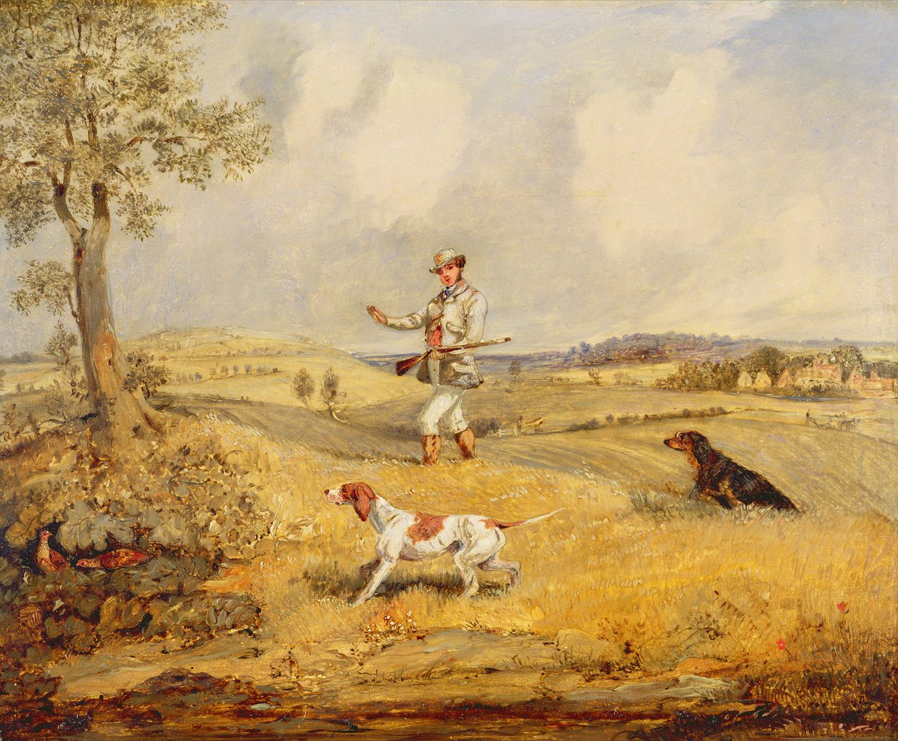Chasse à la perdrix - Henry Thomas Alken