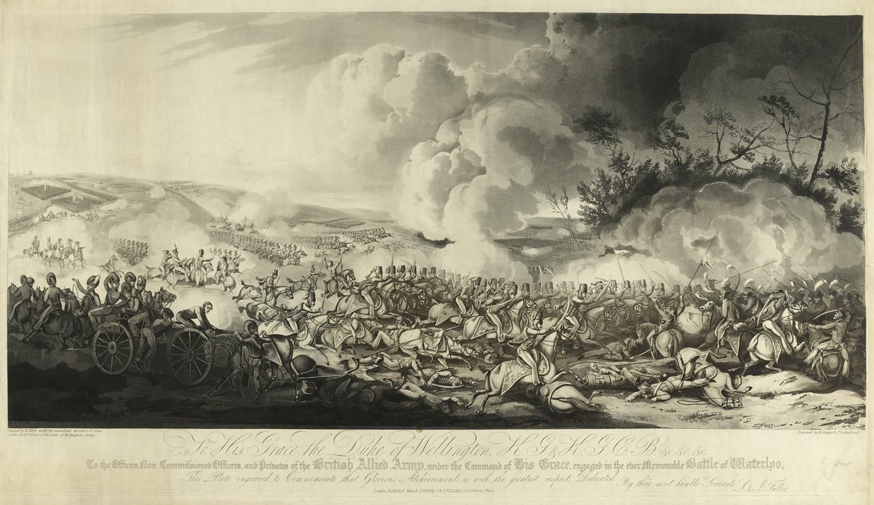 La Bataille de Waterloo, 1815 - Henry Thomas Alken
