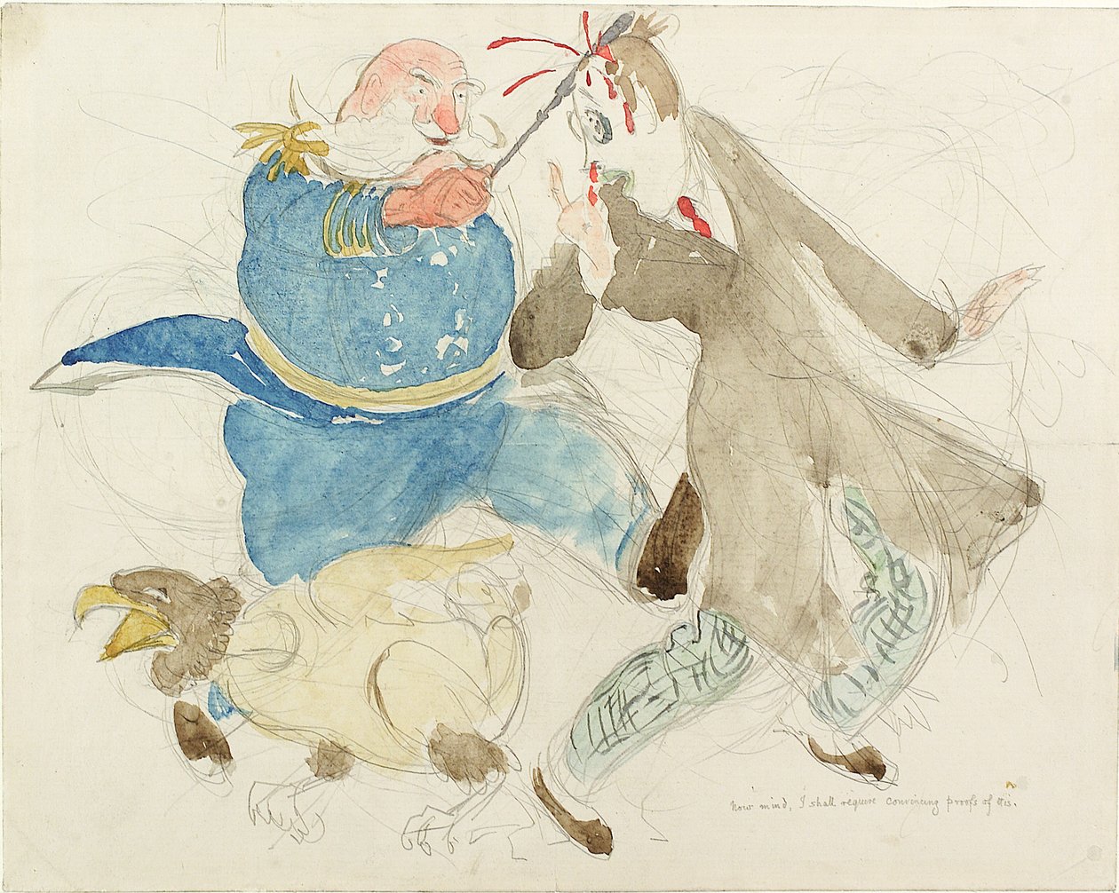 Le neutre : Oncle Sam et Von Turpitz - Henry Tonks