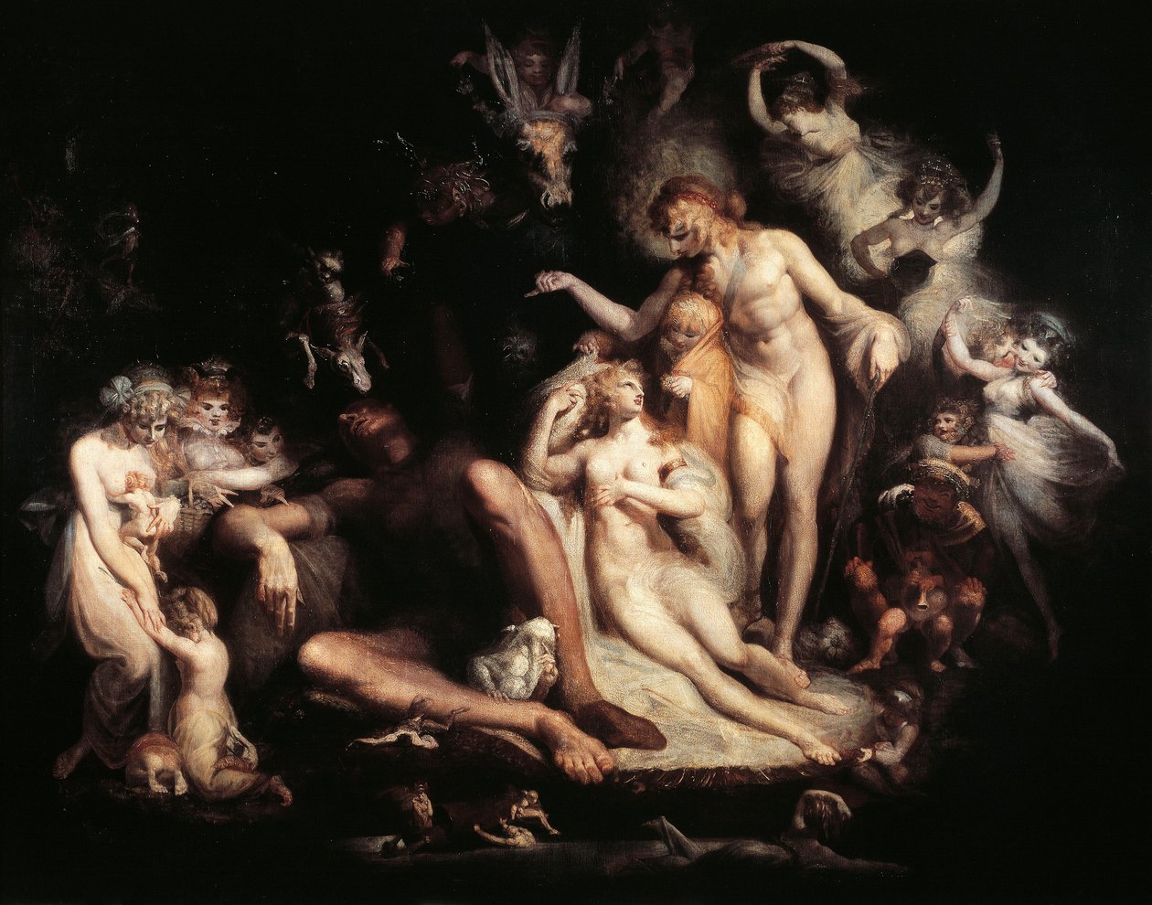 Le réveil de Titania - Henry  Fuseli