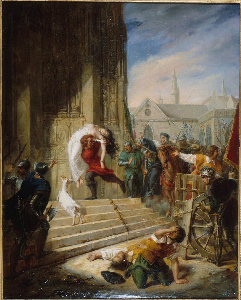 Quasimodo sauve Esmeralda des bourreaux - Henry