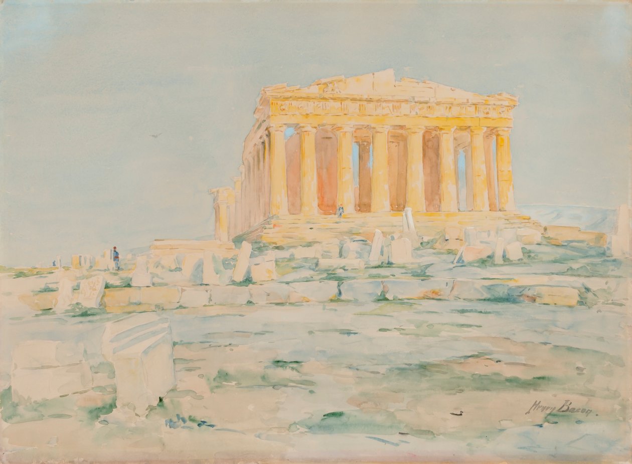 Le Parthénon, façade ouest - Henry Bacon