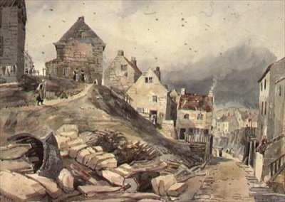 Scène de rue, Robin Hoods Bay - Henry Barlow Carter