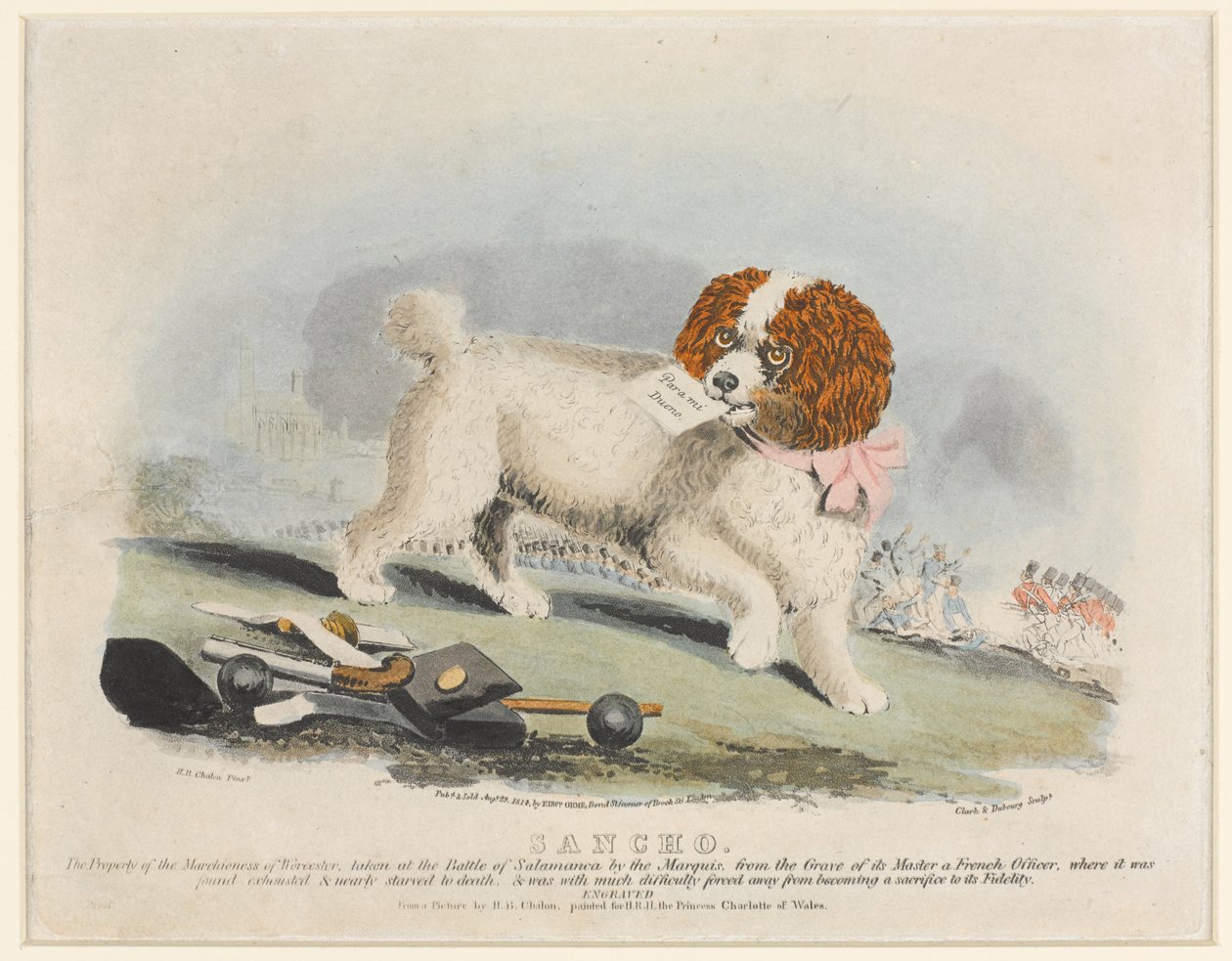 Sancho, Bataille de Salamanque, 1812 - Henry Bernard Chalon