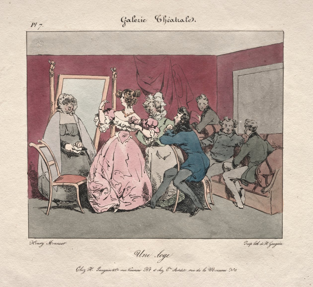 Une Loge - Henry Bonaventure Monnier