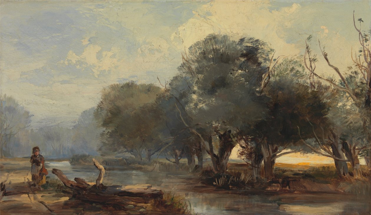 Sur les Norfolk Broads - Henry Bright