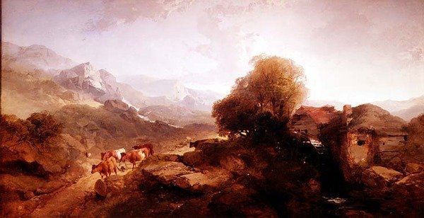 Paysage gallois - Henry Bright