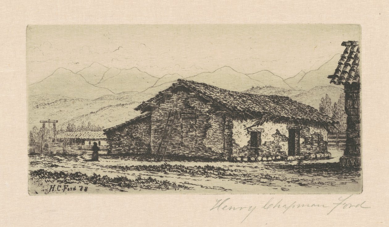 Maison en adobe, 1888 - Henry Chapman Ford
