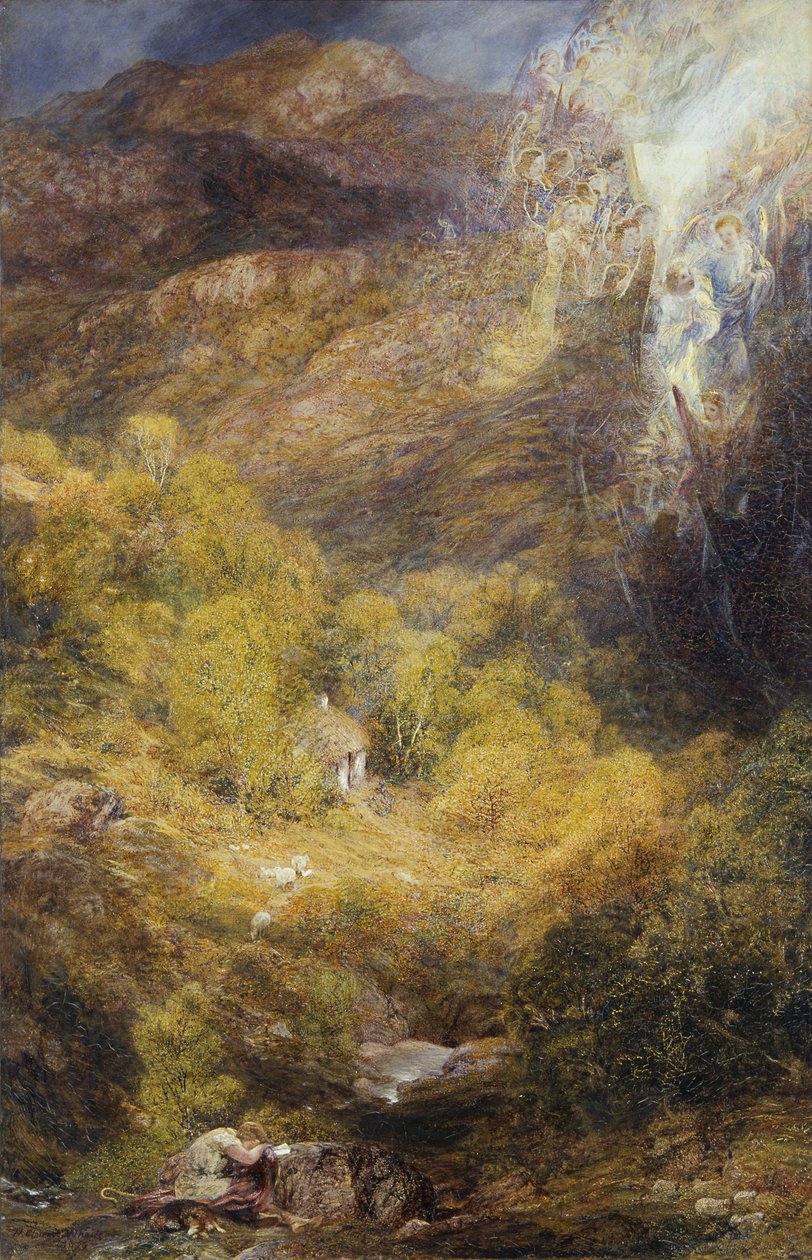 La Vision du pénitent : Le Rêve du berger - Henry Clarence Whaite