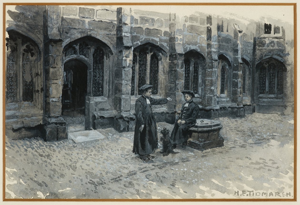 Cour du collège de Chetham - Henry Edward Tidmarsh