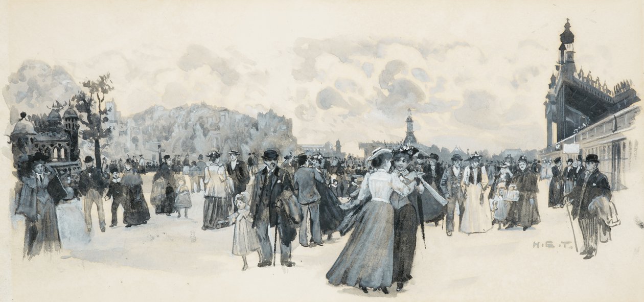 Dans les Jardins de Belle Vue - Henry Edward Tidmarsh