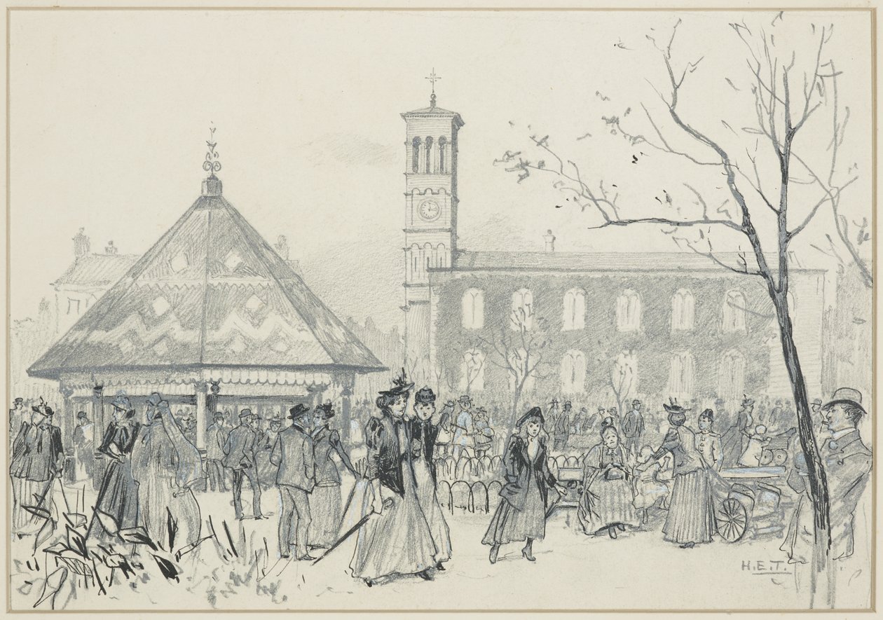 Samedi après-midi à Ardwick Green - Henry Edward Tidmarsh