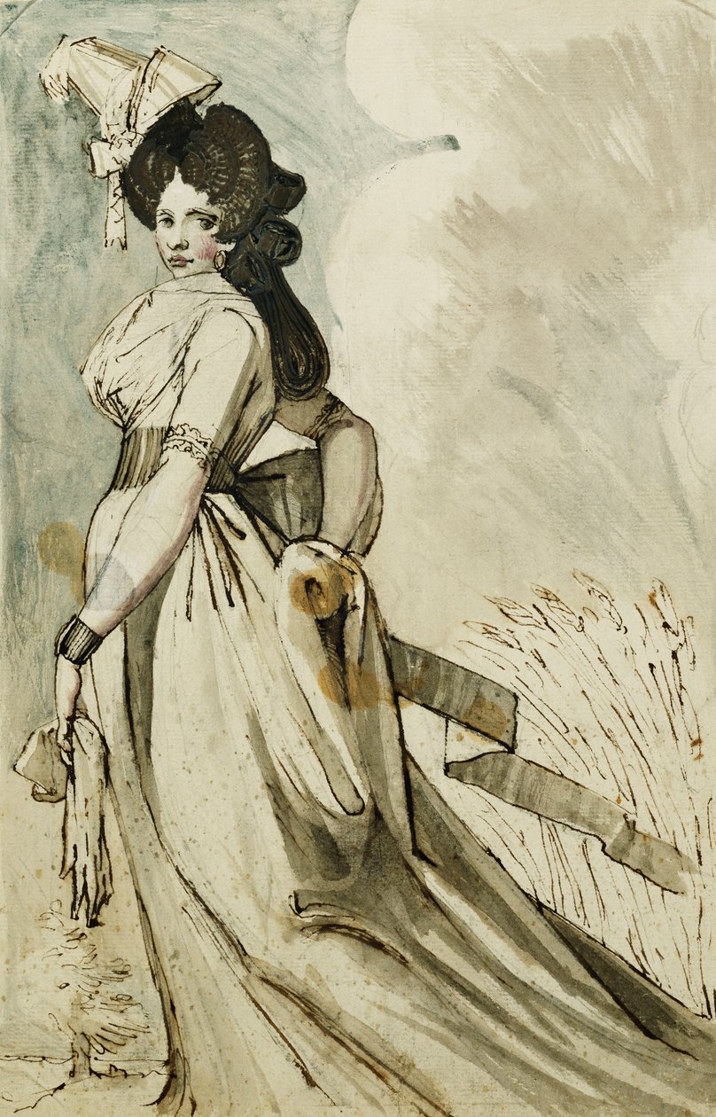 Une Dame Marchant - Johann Heinrich Füssli
