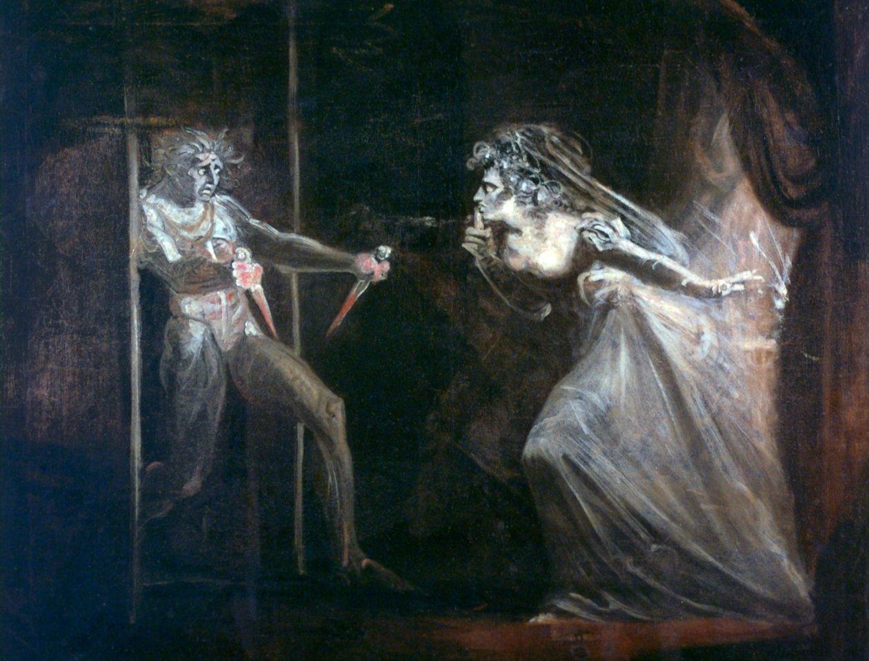 Lady Macbeth saisissant les poignards - Johann Heinrich Füssli