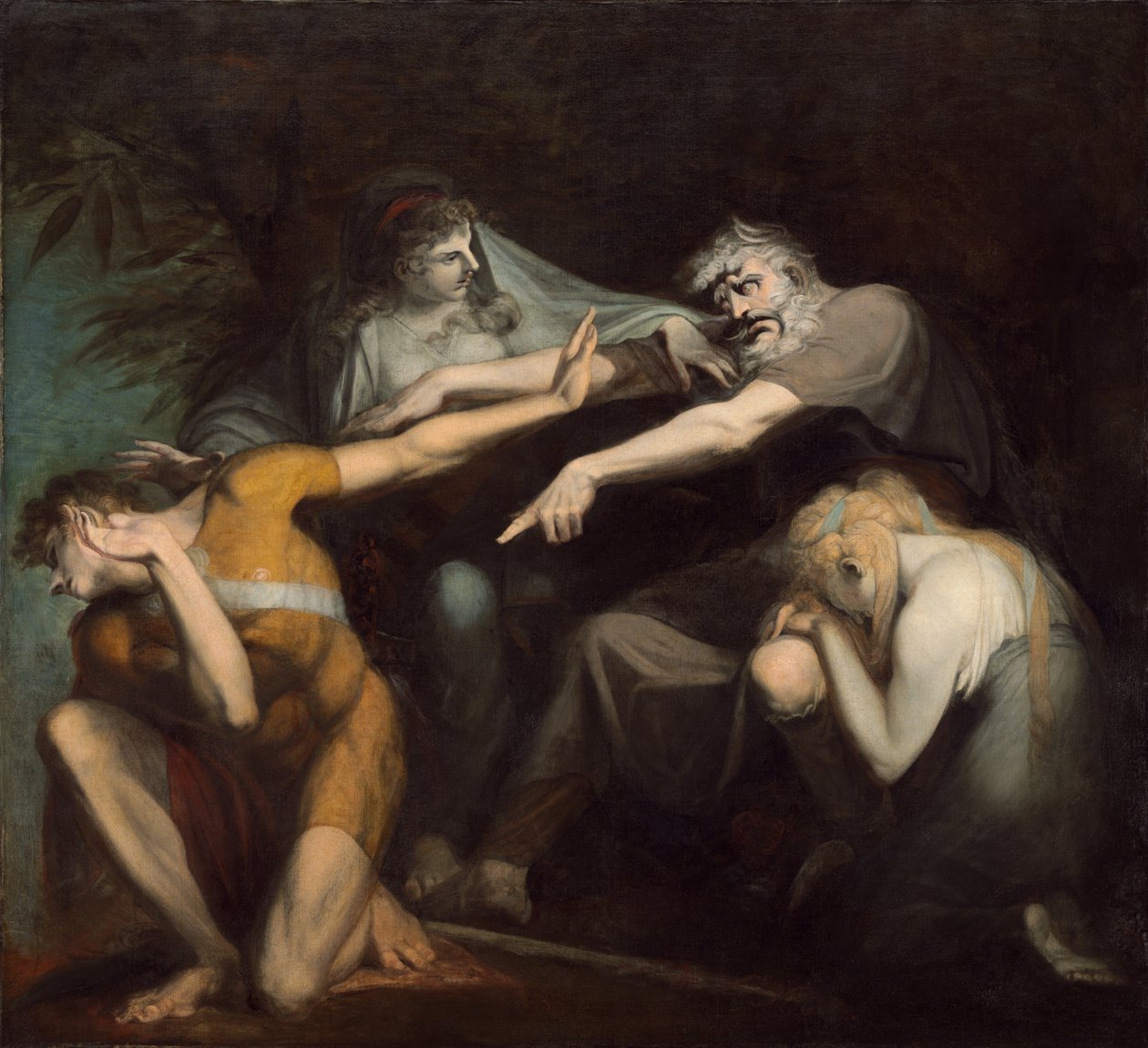 Œdipe maudit son fils Polynice - Johann Heinrich Füssli