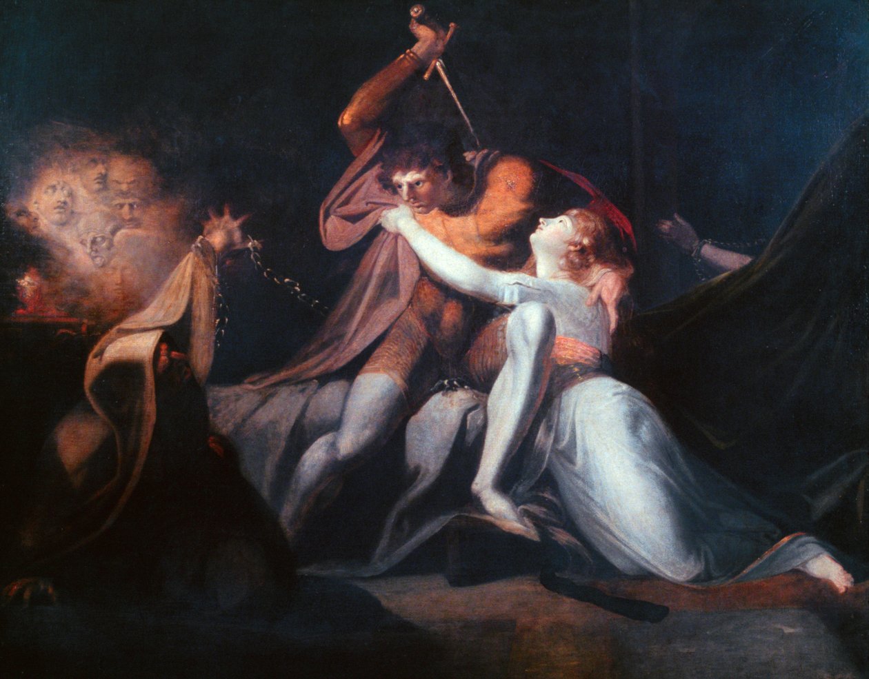 Percival délivrant Belisane..., exposé en 1783 - Johann Heinrich Füssli