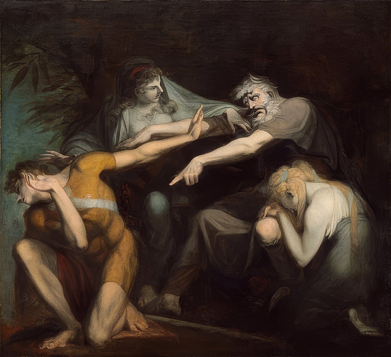 Œdipe maudit son fils Polynice - Johann Heinrich Füssli