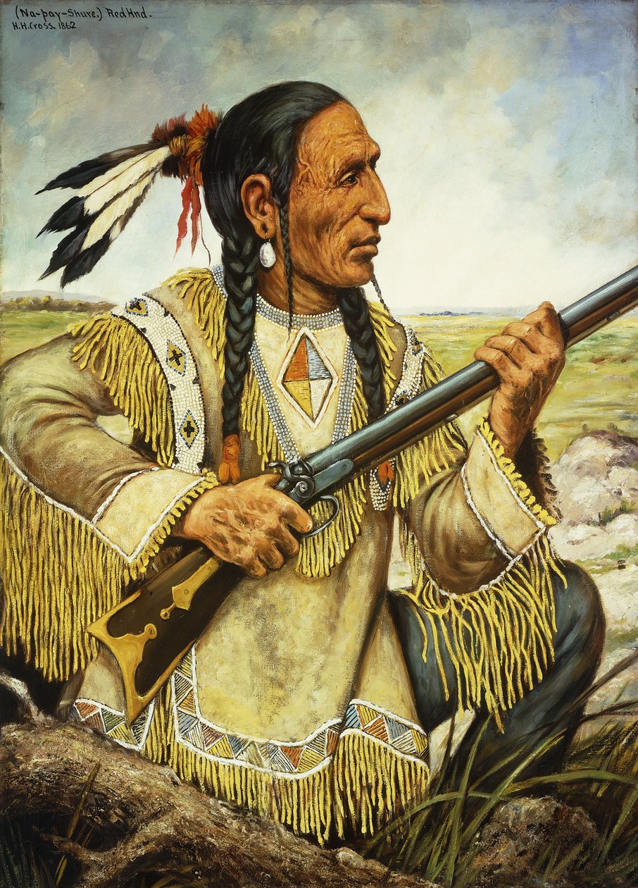 (Na-Pay-Shure) Main rouge, 1862 - Henry H. Cross