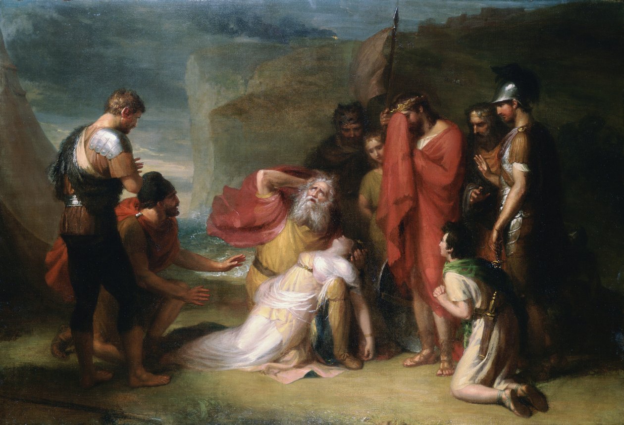 Lear et Cordelia, vers 1820 - Henry Howard