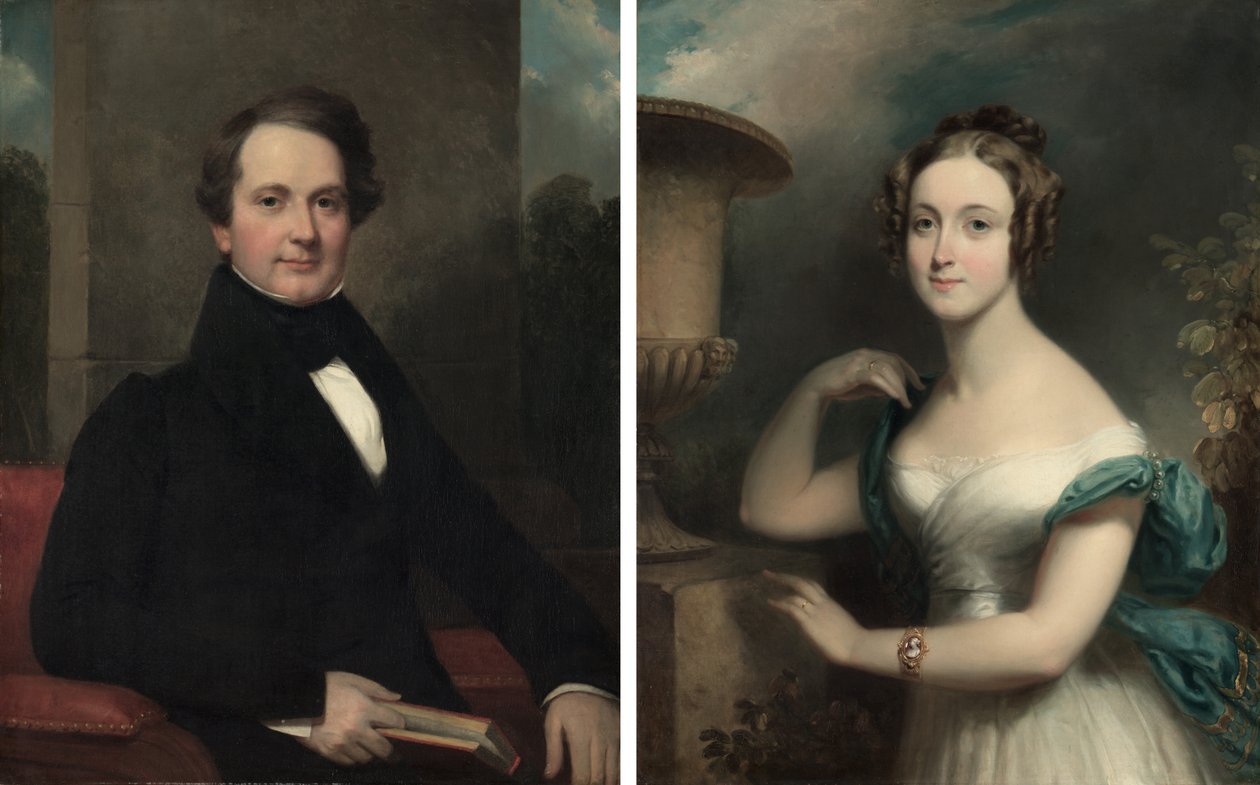 Frederic Betts; Mary Ward Betts - Henry Inman