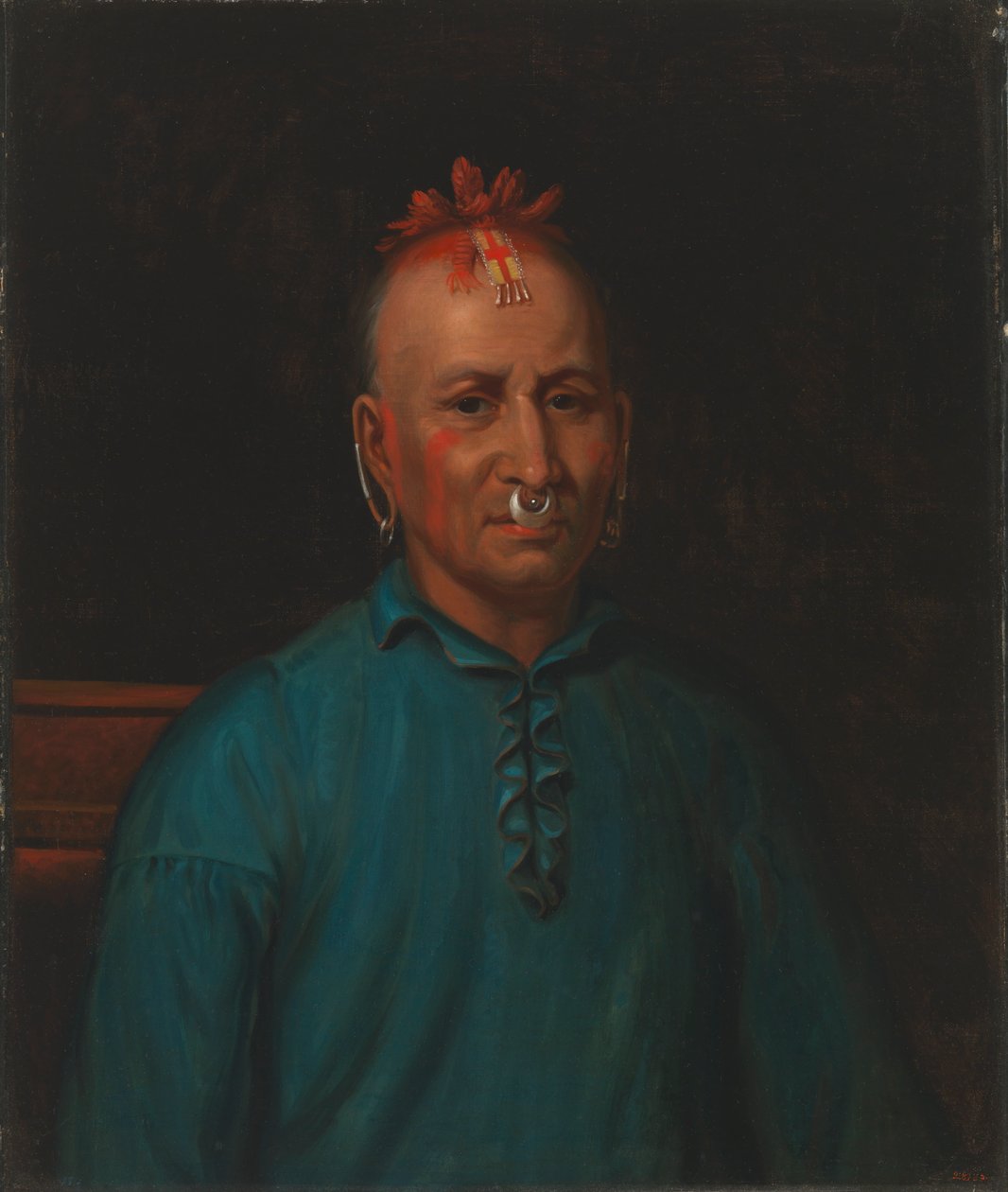 Famille Kish-Kallo-Wa, tribu algonquienne Shawnee - Henry Inman
