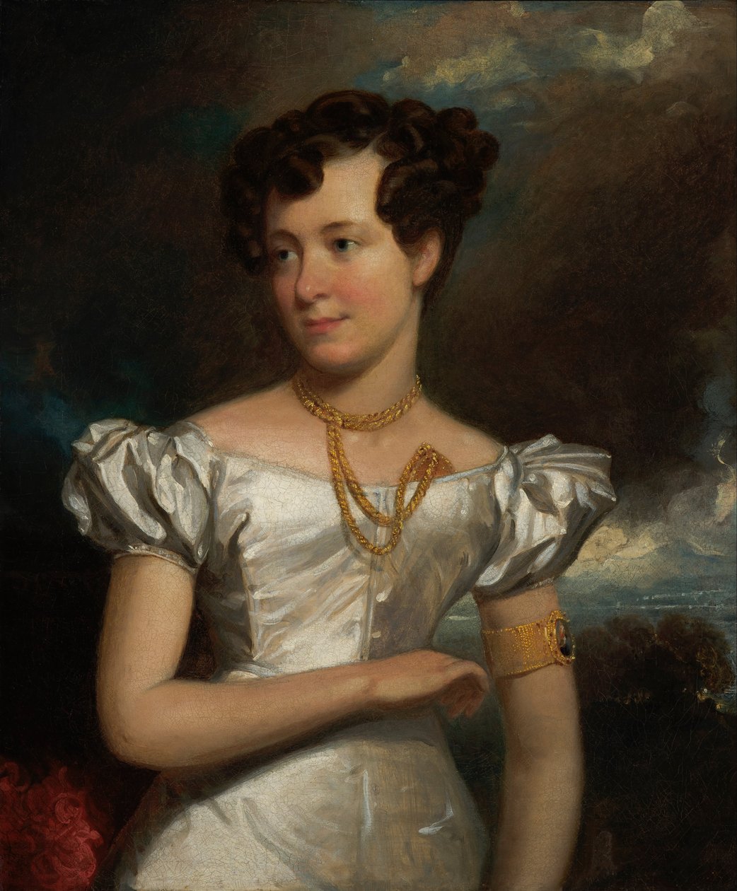 Portrait de Clara Fisher - Henry Inman