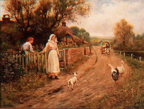 Près de la porte du jardin - Henry John Yeend King