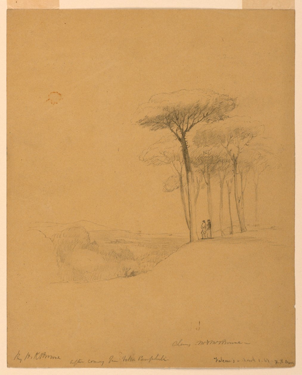 Après être venu de la Villa Pamphili - Henry Kirke Brown