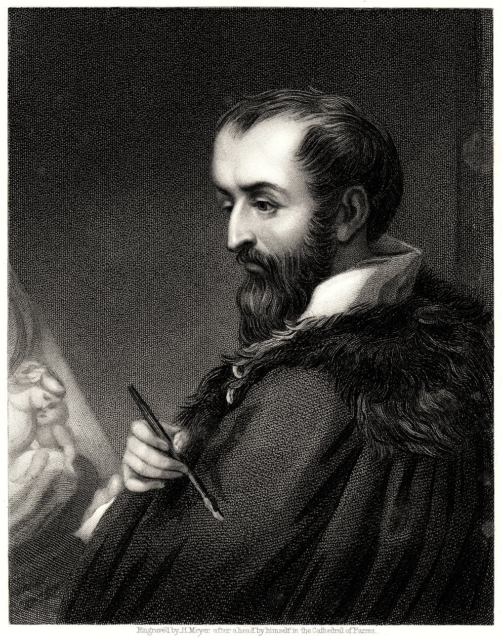 Correggio, 19ème siècle - Henry Meyer