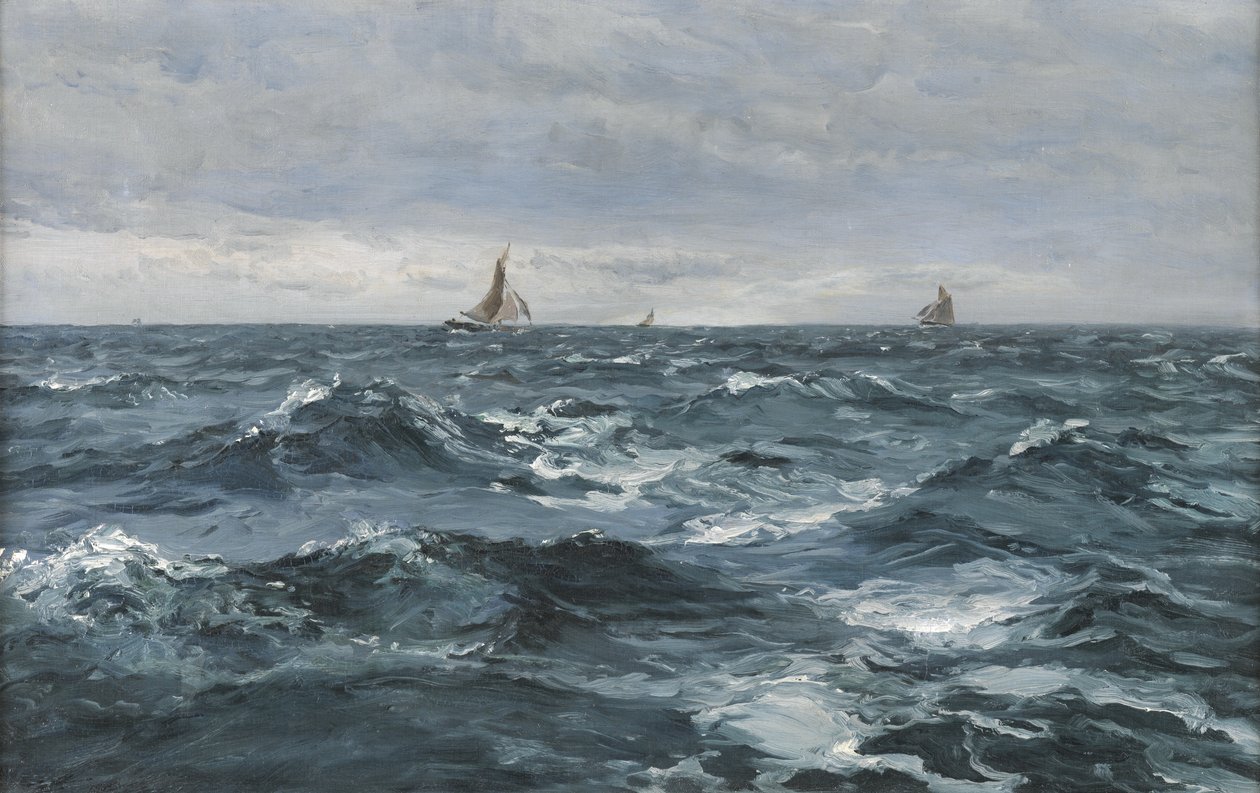 Voile sur une mer agitée - Henry Moore