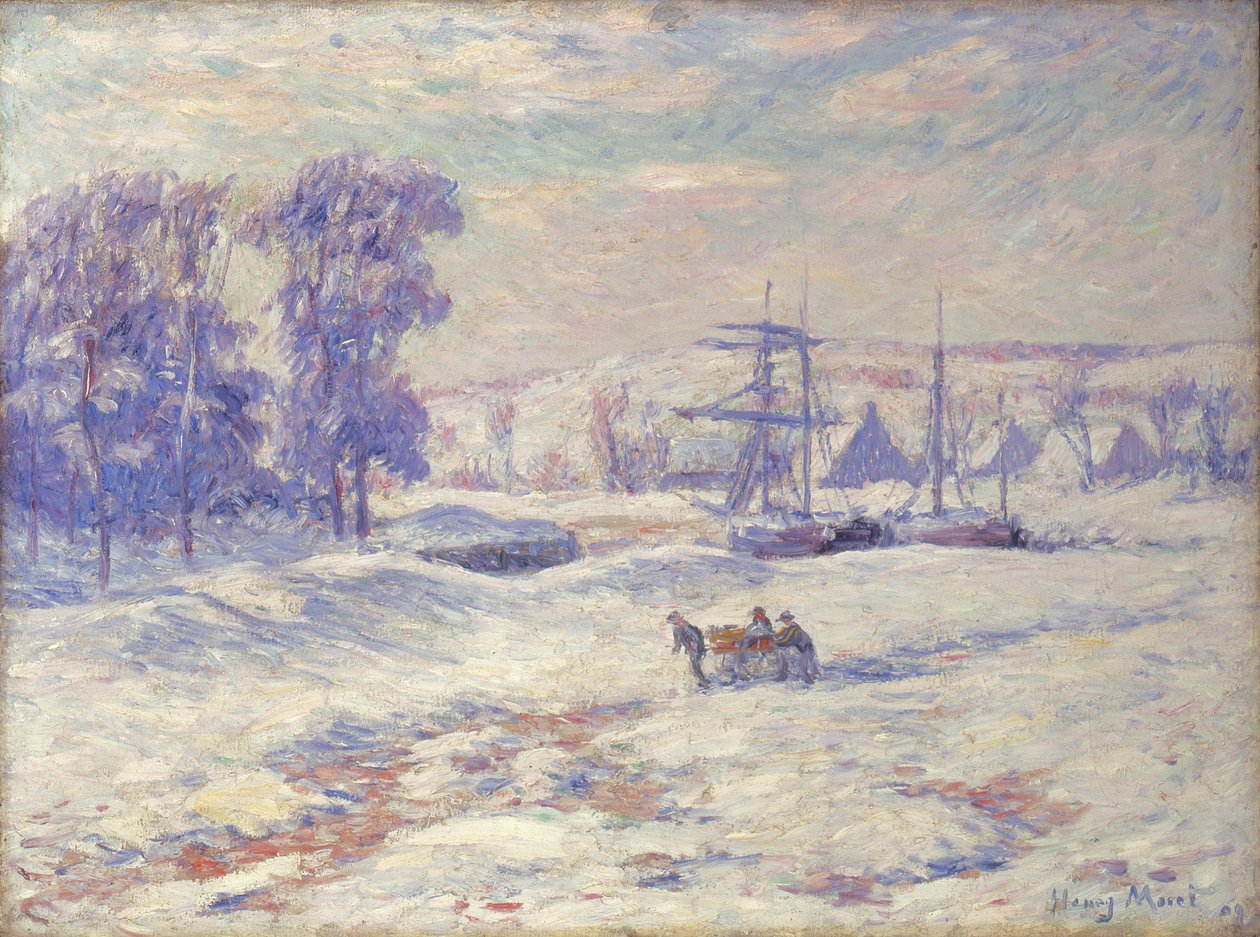 Neige à Quimper, 1909 - Henry Moret