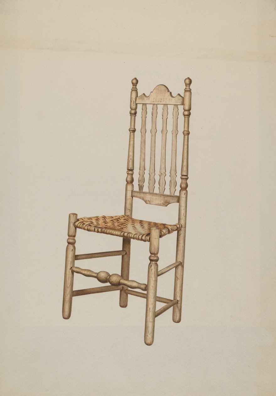 Chaise à dossier en balustre - Henry Murphy