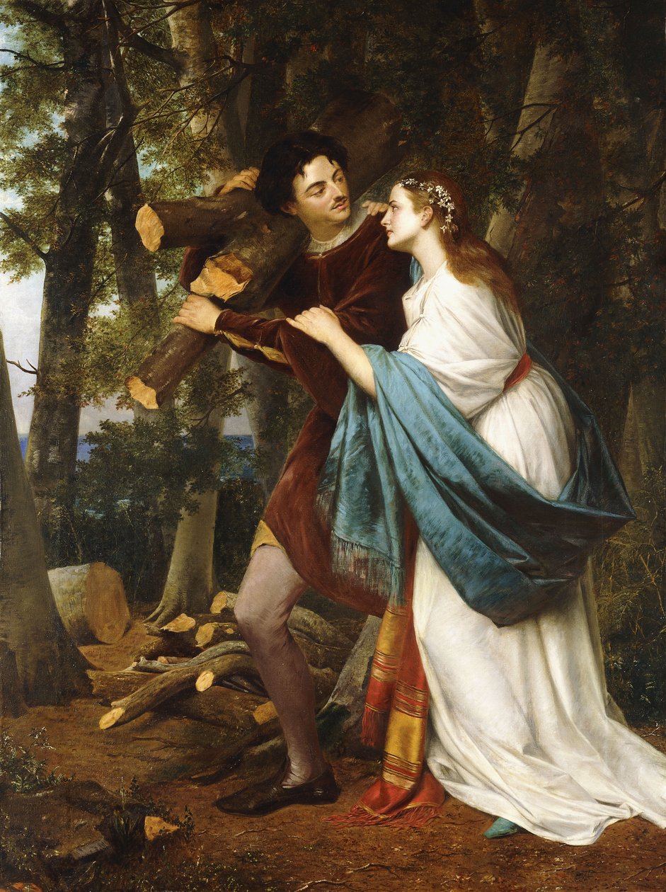 Amoureux de la forêt - Henry Nelson ONeil