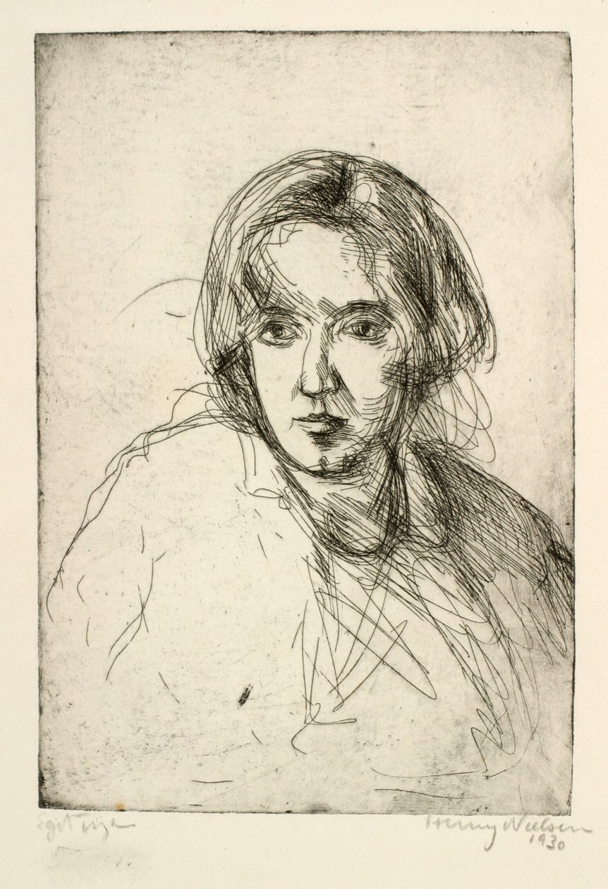 Portrait de femme - Henry Nielsen