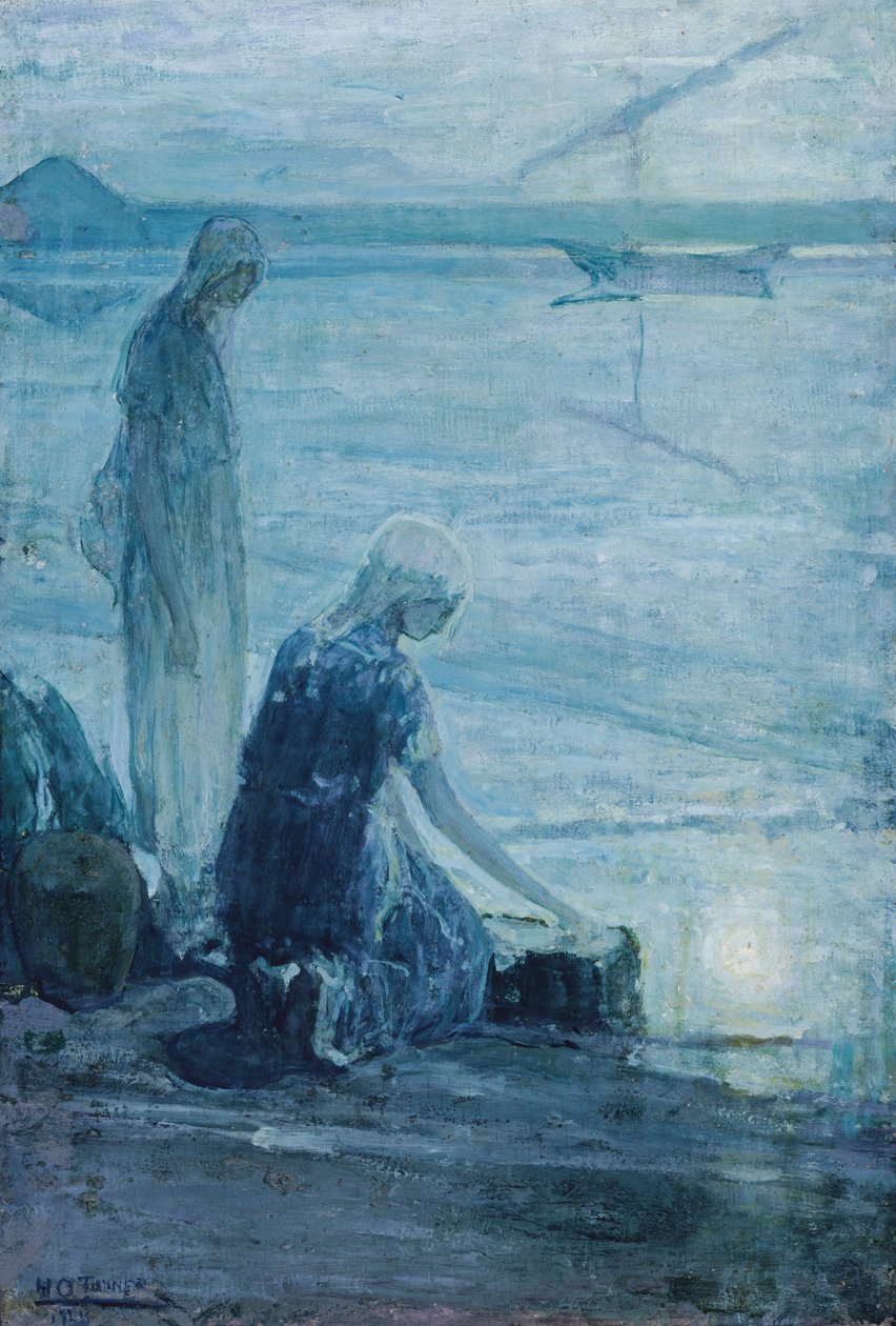 Moïse dans les buissons - Henry Ossawa Tanner