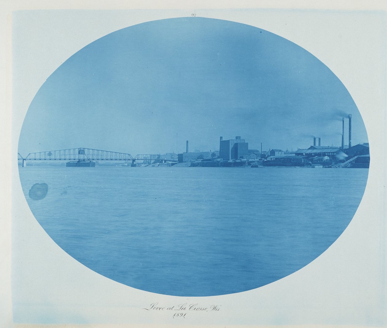 Digue à La Crosse, Wisconsin, 1891 (photo) - Henry Peter Bosse