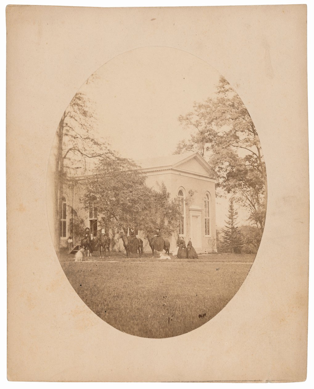 Manoir de Doughoregan, Maryland, v. 1860 (photo) - Henry Pollock