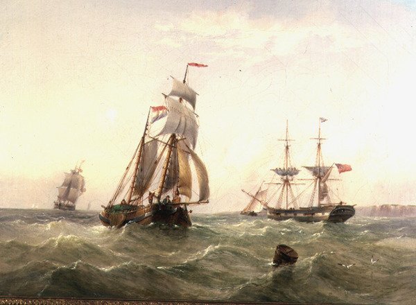 Navires au large d